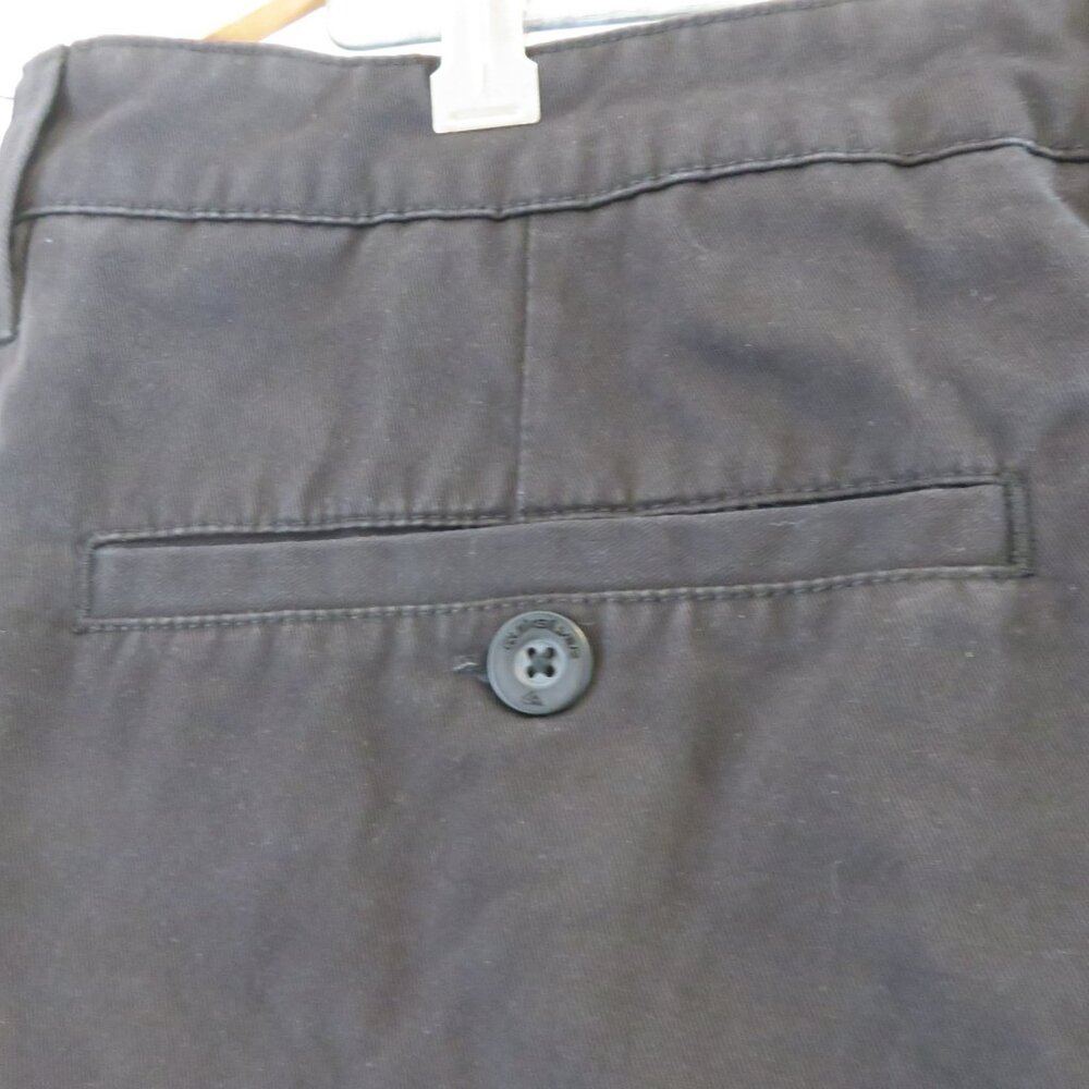 Quiksilver Chinos Pants Black Mens 36 x 31 Cotton Twill Slacks Straight Leg - Picture 12 of 13